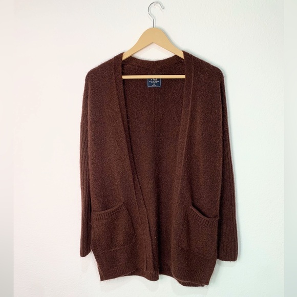 Abercrombie & Fitch Sweaters - Abercrombie & Fitch Burgundy Cardigan